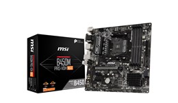 MSI B450M PRO-VDH MAX mATX Motherboard for AMD AM4 CPUs