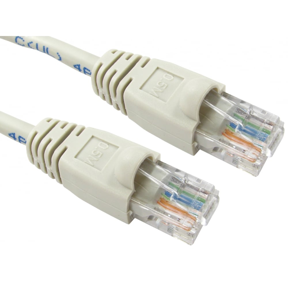 Cables Direct Grey Cat5e Patch Cable (Grey) 0.5M