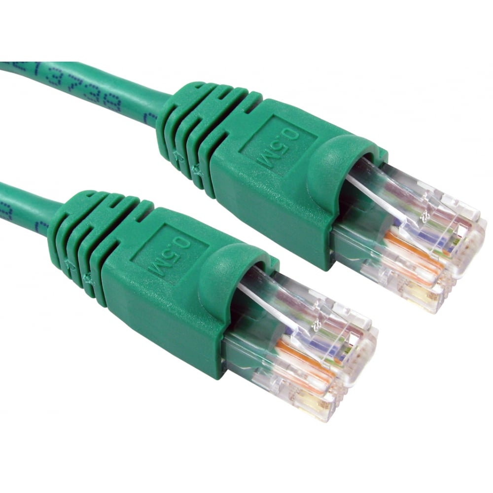 Cables Direct Green Cat5e Patch Cable (Green) 2M