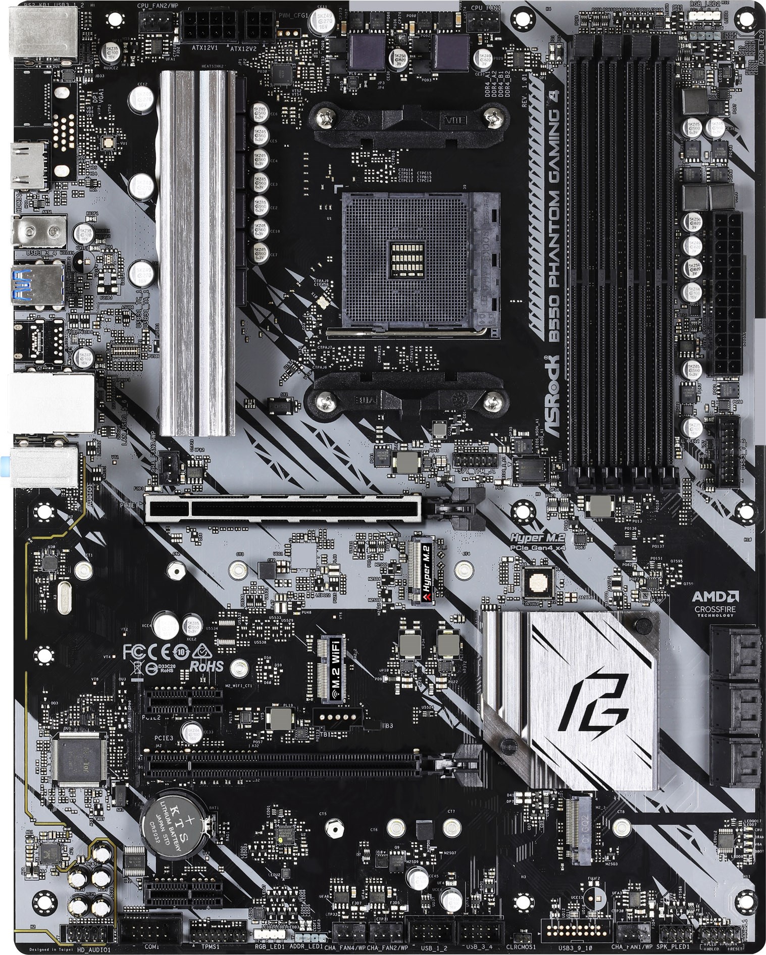 中古美品 ASRock B550M Phantom Gaming 4 ASRock | B550M Phantom Gaming 4