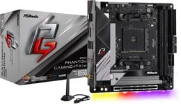 ASRock B550 Phantom Gaming-ITX/ax ITX Motherboard for AMD AM4 CPUs