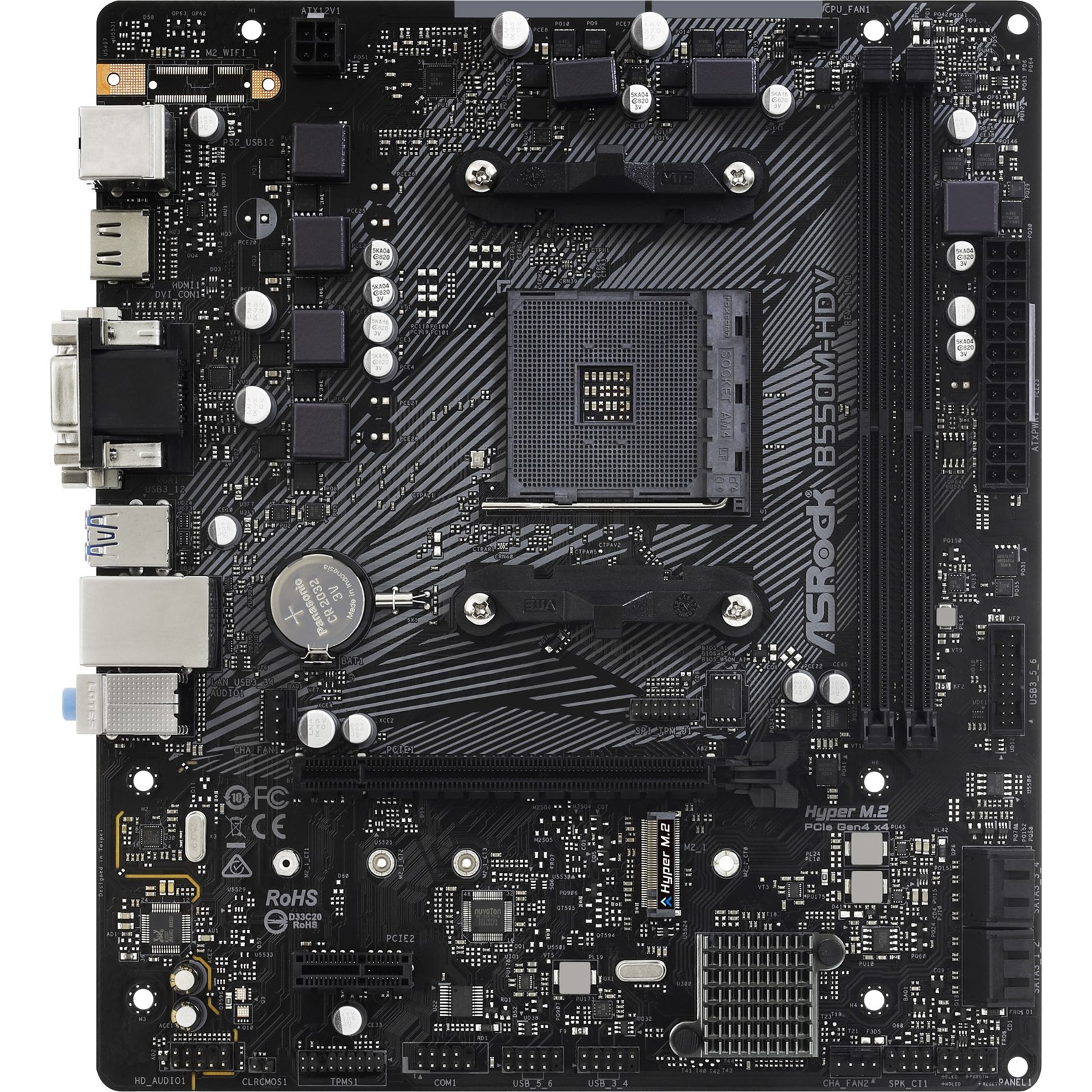 ASRock B550MHDV AMD Socket AM4 Motherboard 90MXBDJ0A0UAYZ CCL