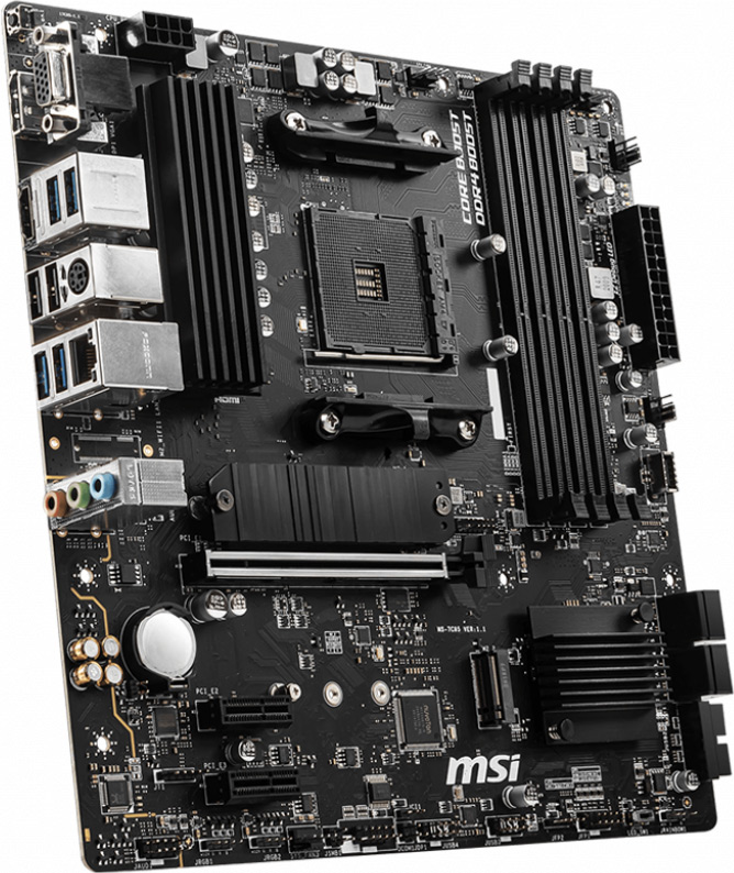 MSI B550M PRO-VDH AMD Socket AM4 B550 Chipset MicroATX Motherboard