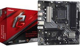 ASRock B550M Phantom Gaming 4 mATX Motherboard for AMD AM4 CPUs