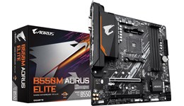 Gigabyte B550M AORUS ELITE mATX Motherboard for AMD AM4 CPUs