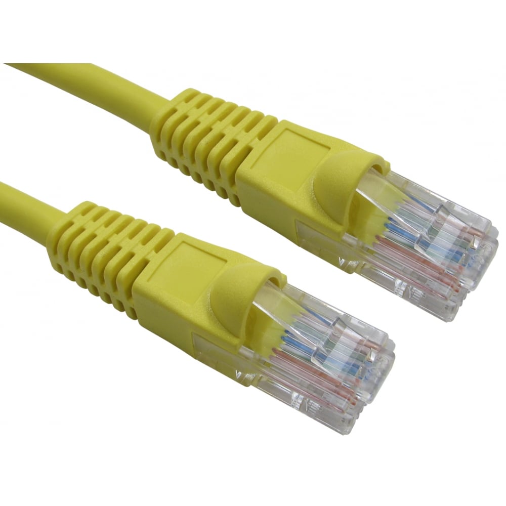 Cables Direct Yellow Cat5e Patch Cable (Yellow) 20M
