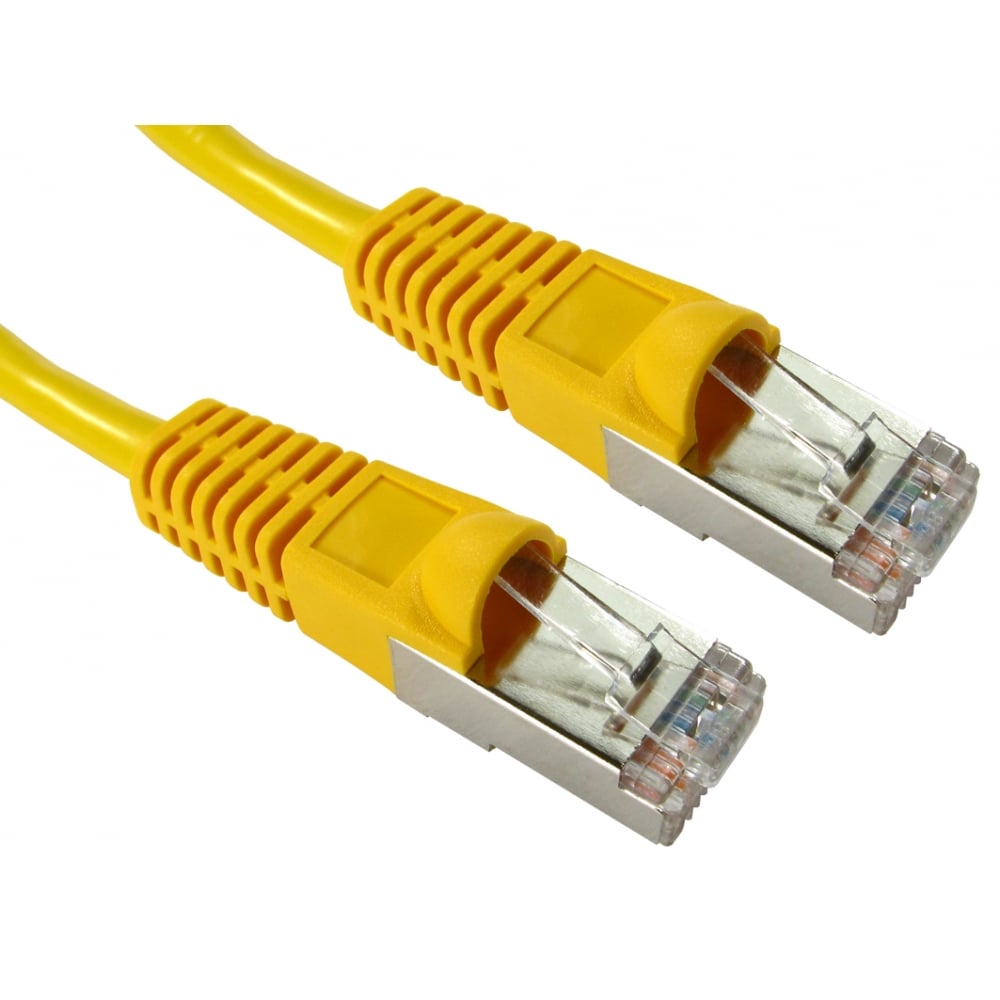 Cables Direct Yellow Cat5e Patch Cable (Yellow) 2M