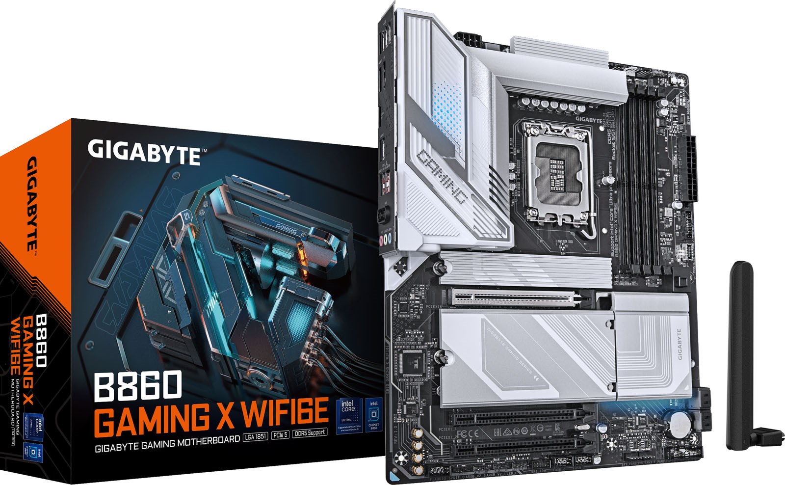 Photos - Motherboard Gigabyte B860 GAMING X WIFI6E ATX  for Intel LGA1851 CPUs 