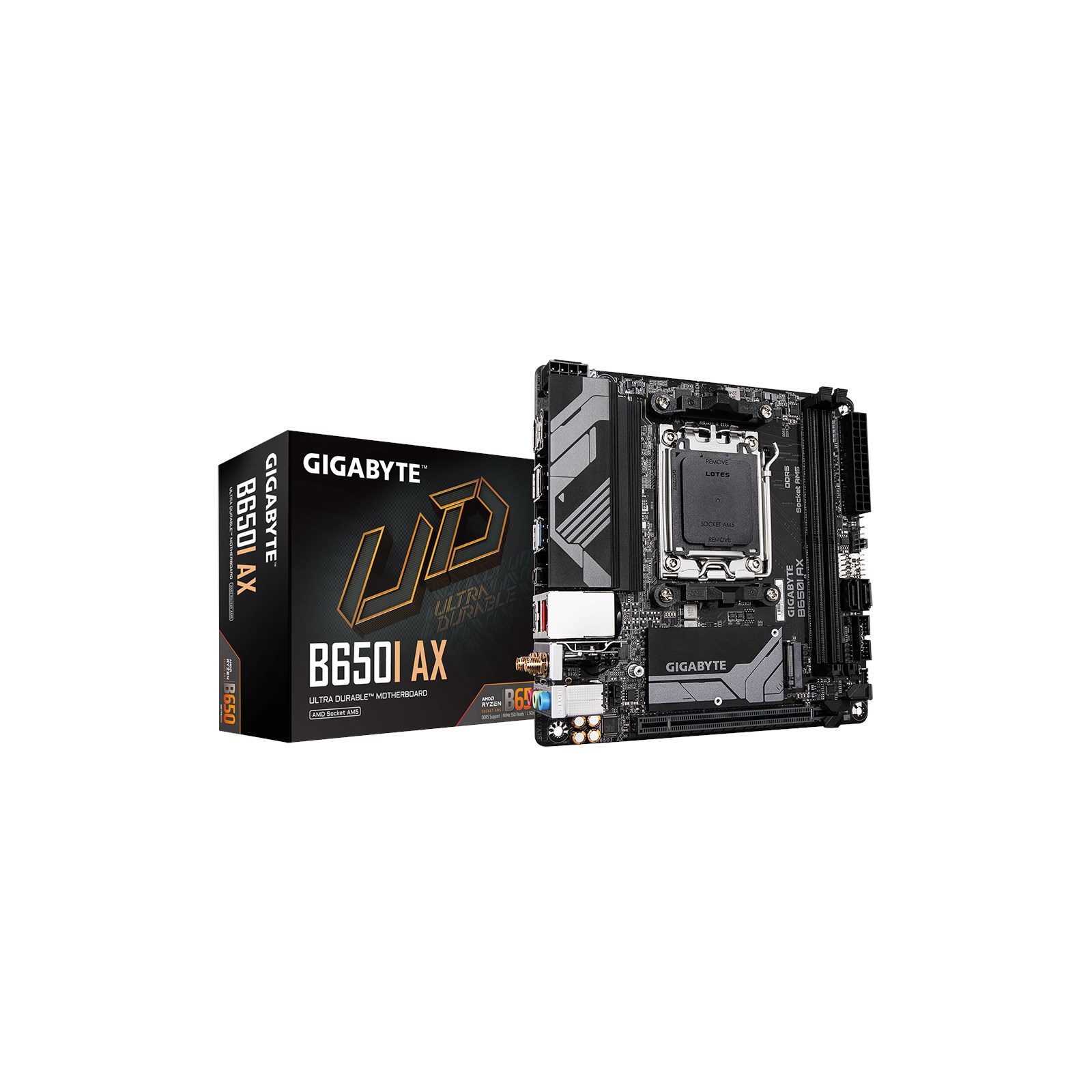 Gigabyte B650I AX AMD Socket AM5 Motherboard - B650I AX | CCL Gigabyte B650I AX AMD Socket AM5 Motherboard - B650I AX | CCL