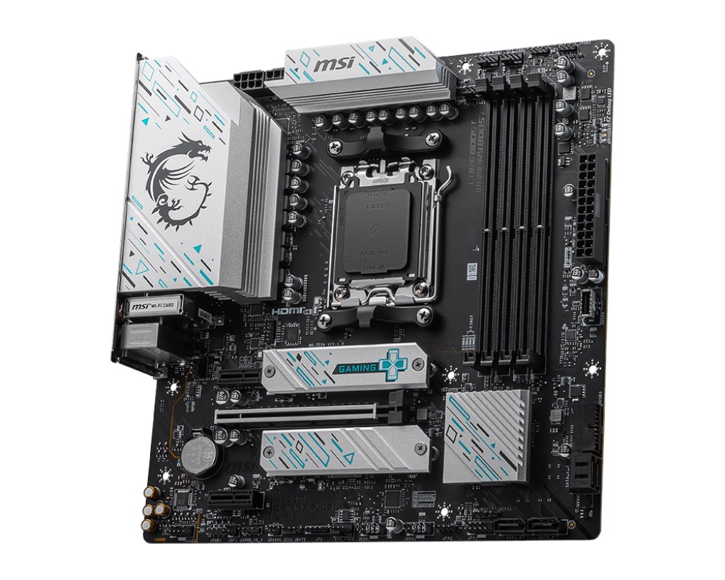MSI B650M GAMING PLUS WIFI AMD Socket AM5 Motherboard - B650M