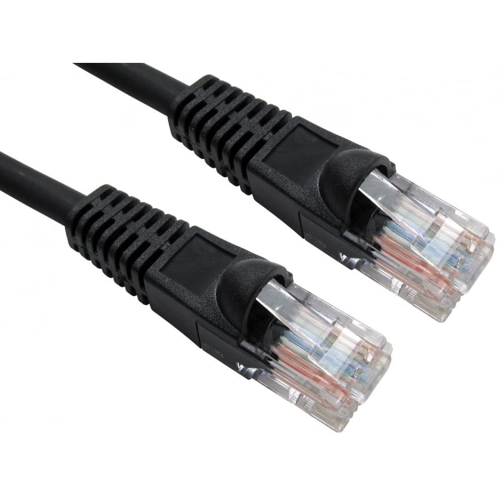 Cables Direct Black Cat6 Patch Cable (Black) 20M