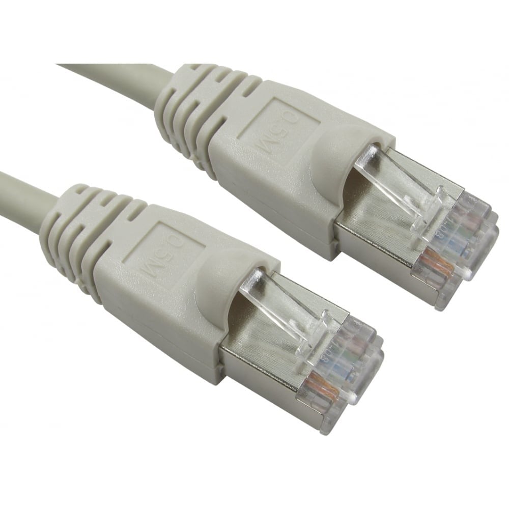 Photos - Ethernet Cable Cables Direct 0.5m CAT6 Patch Cable  B6ST-700 (Grey)
