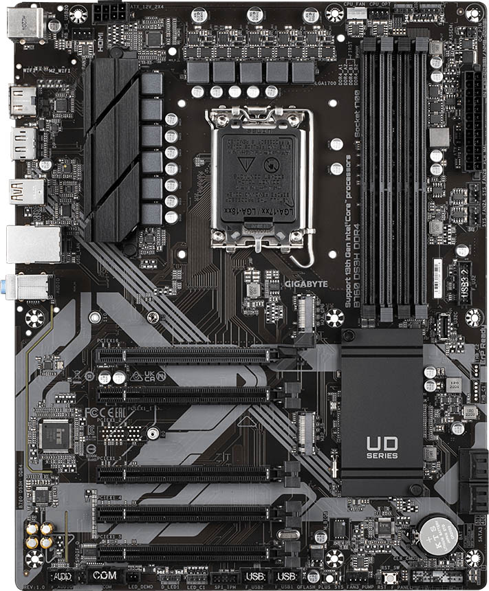Gigabyte B760 DS3H DDR4 Intel Socket 1700 Motherboard - B760 DS3H