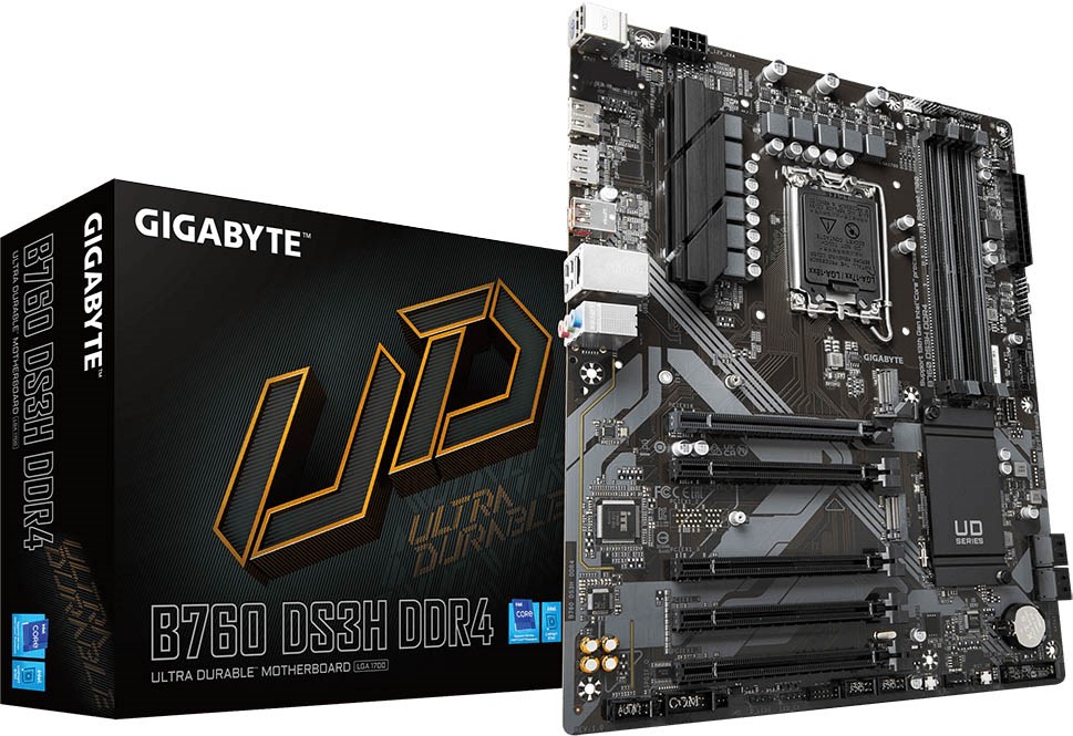 Gigabyte B760 DS3H DDR4 Intel Socket 1700 Motherboard - B760 DS3H