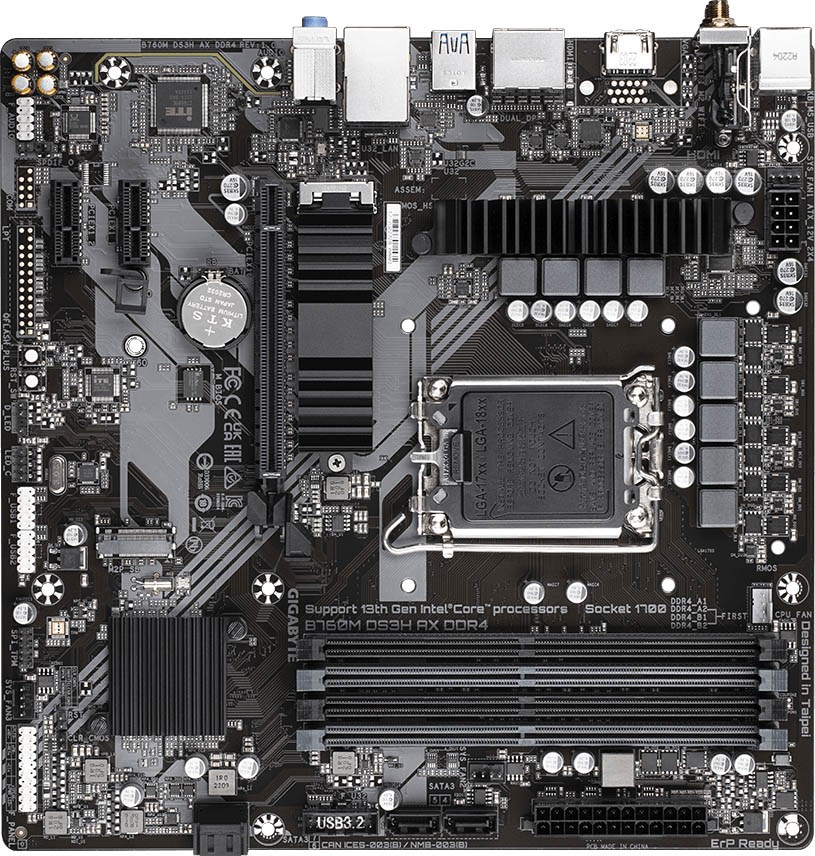 GIGABYTE製 B760M DS3H AX LGA1700/DDR4 新品 Amazon | GIGABYTE B760M DS3H AX (LGA 1700/ Intel/ B760/ M