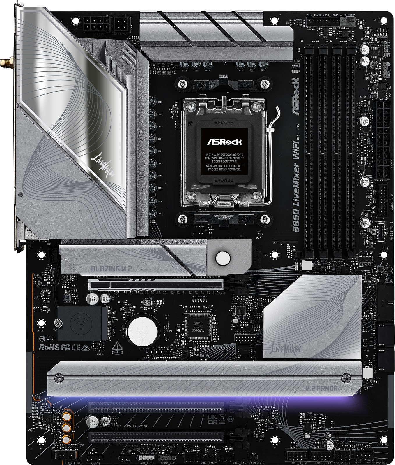 マザーボード ASRock B850 LiveMixer WiFi AM5 ASRock > B850 LiveMixer WiFi
