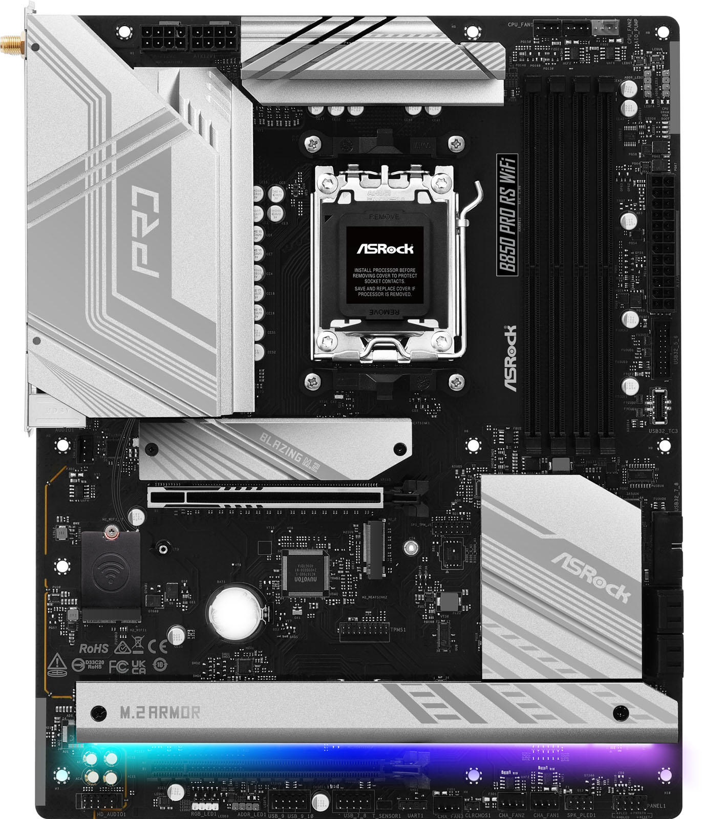 Asrock b850 pro rs wifi 新品未使用値下げ可 ASRock B850 Pro RS WiFi AMD Socket AM5 ATX Motherboard - CCL Computers