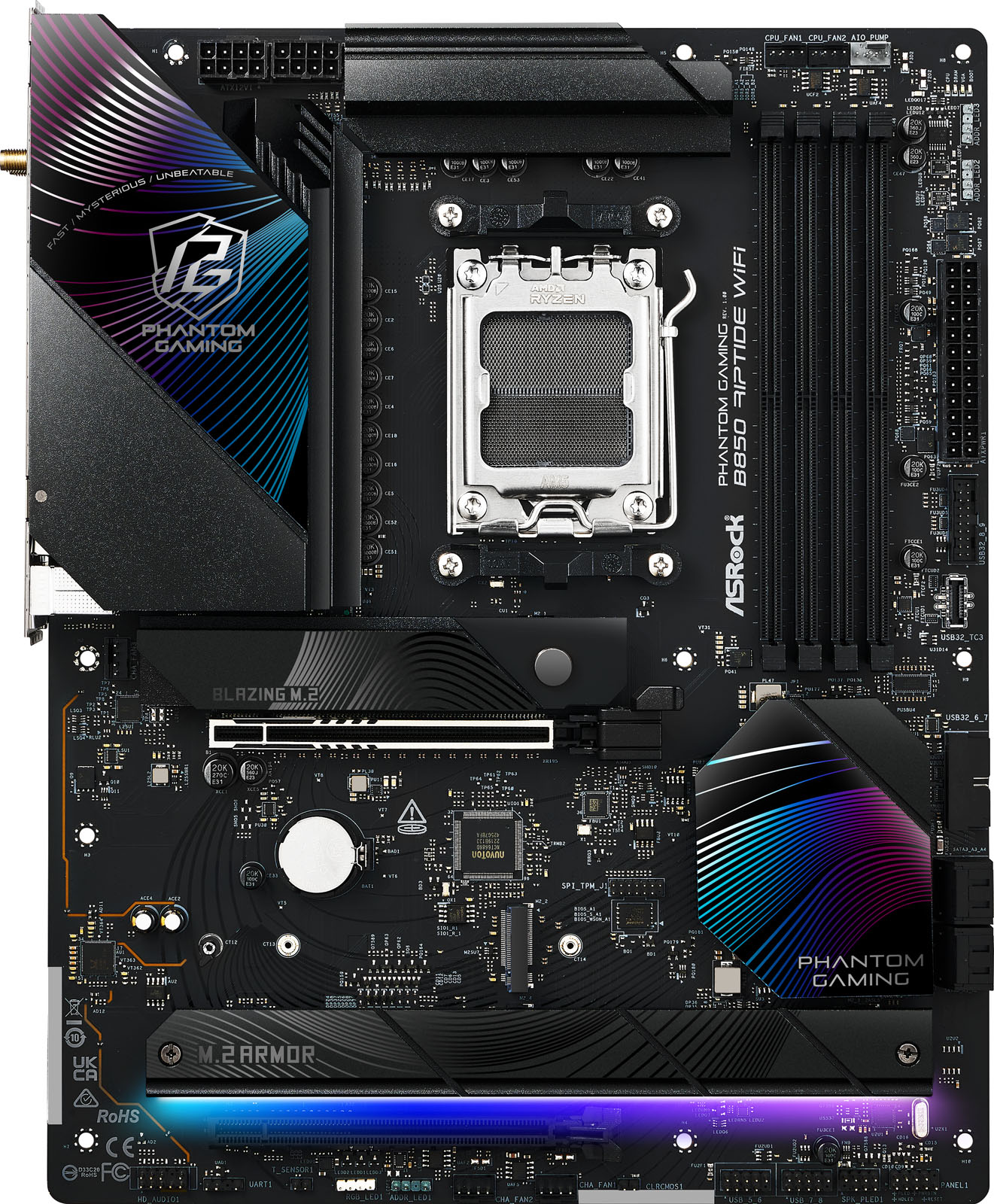 ASRock B850 Riptide WiFi AMD Socket AM5 ATX Motherboard - CCL