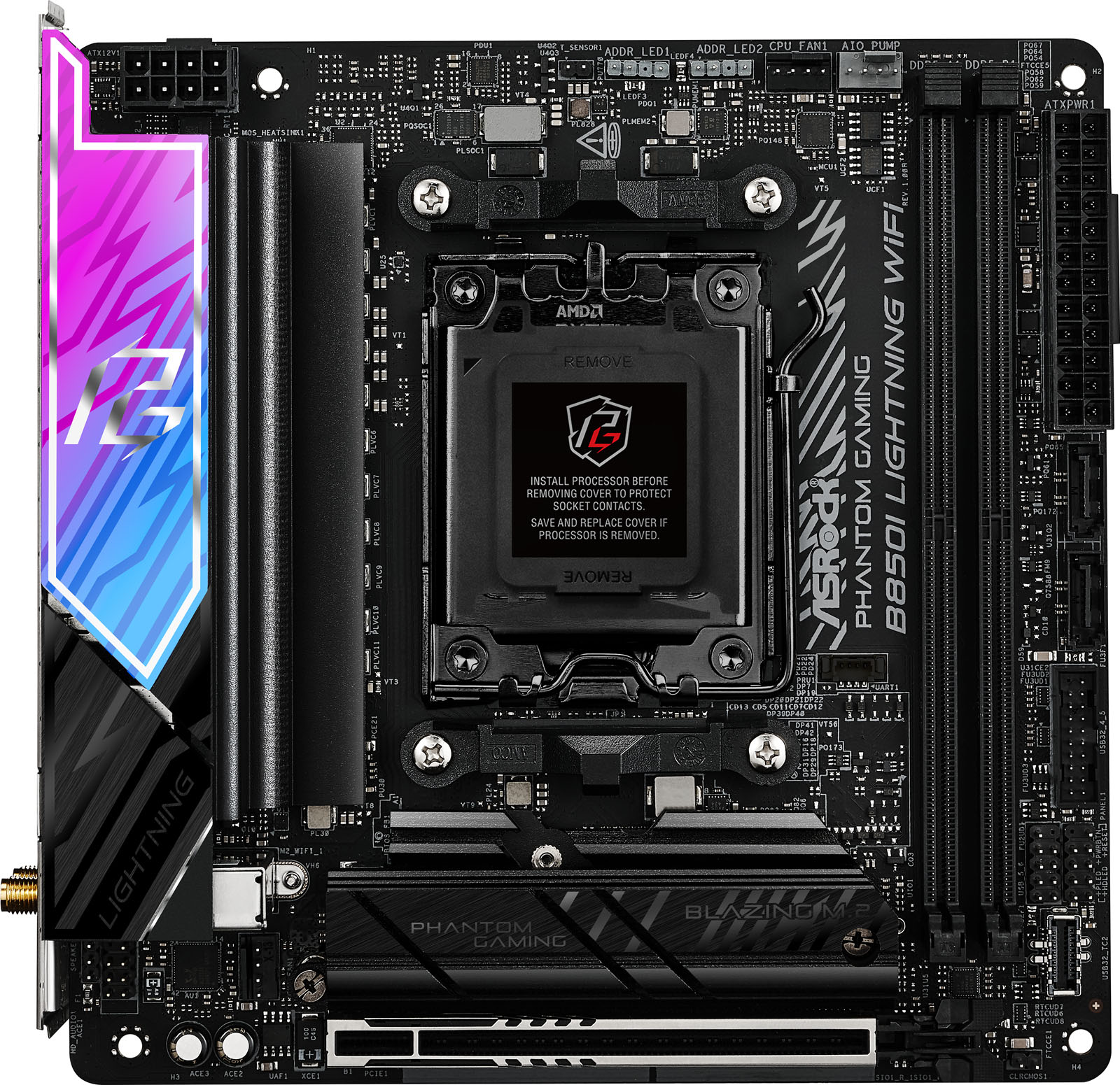 ASRock B850I Lightning WiFi AMD Socket AM5 Mini-ITX Motherboard
