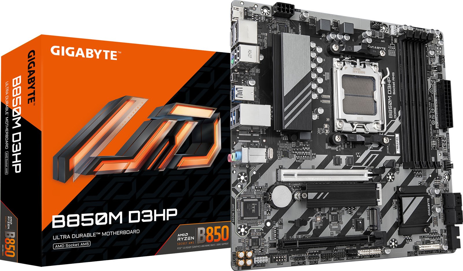 GIGABYTE B850M D3HP RYZEN AM5マザーボード Gigabyte B850M D3HP AMD Socket AM5 Motherboard - B850M D3HP