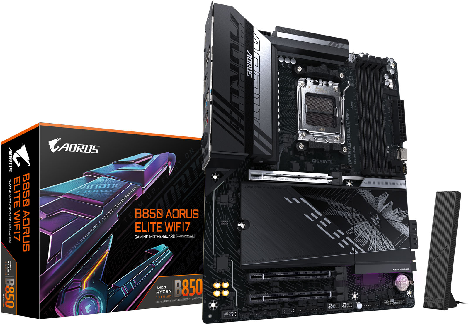 Gigabyte B850 Aorus Elite Wifi7 Atx Motherboard For Amd Am5 Cpus