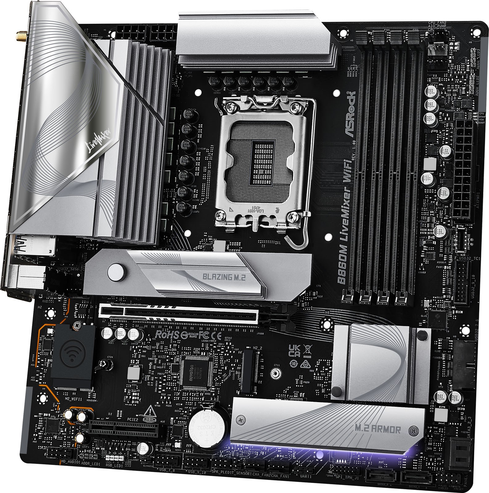 ASRock マザーボード B860 LiveMixer WiFi ASRock > B860 LiveMixer WiFi