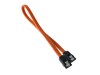 BitFenix Alchemy SATA 6GB/s braided cable 30cm - Orange