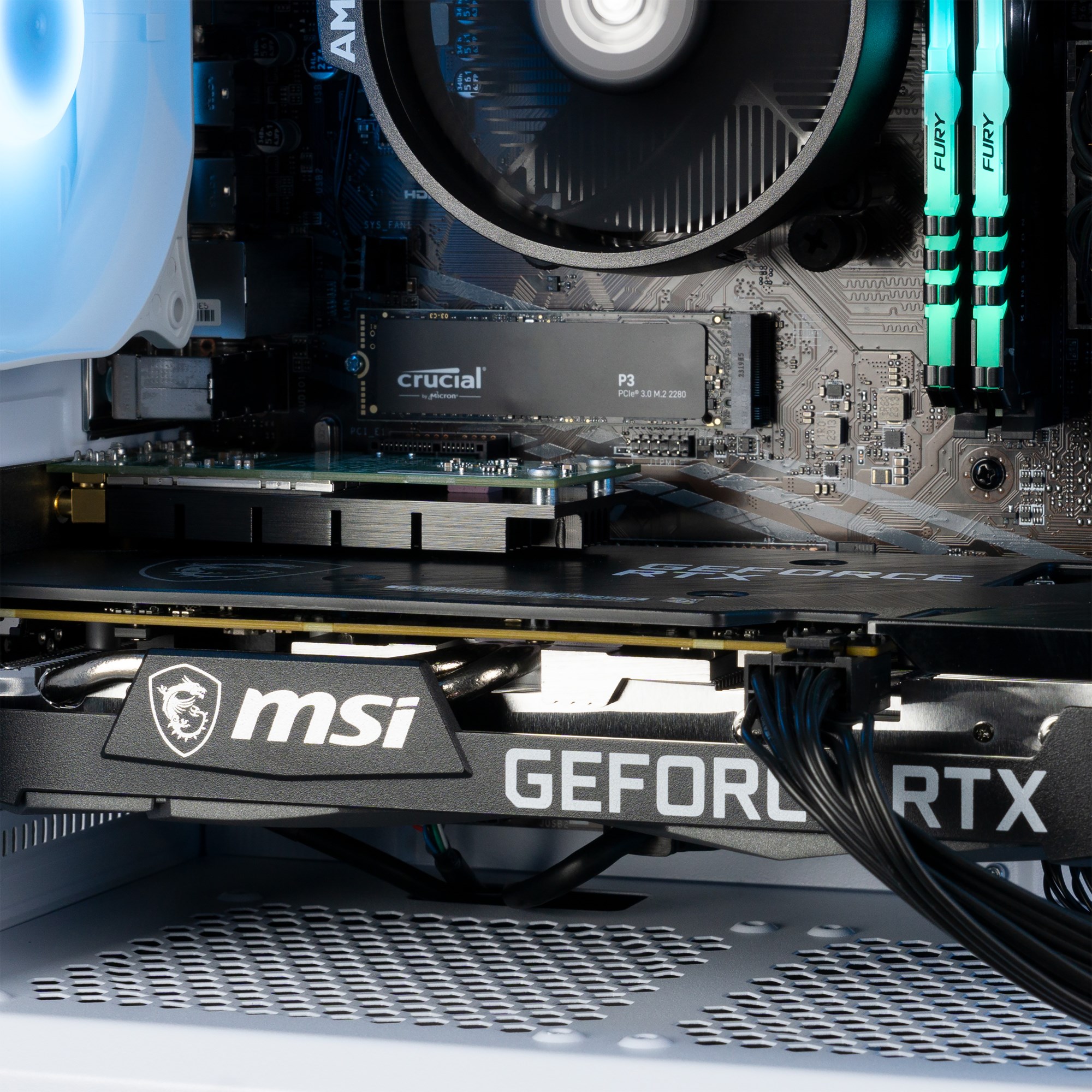 RTX 4060 + Ryzen 5 5500 Gaming PC Build - PCBros.tech - YouTube