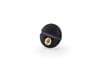 Bitspower G1/4 inch Low-Profile Stop Fitting, Glorious Black, Double Pack