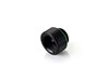 Bitspower G1/4 inch IG1/4"inch Extender Fitting, 10mm, Glorious Black, Double Pack