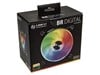 Lian Li Bora Digital RGB PWM Triple Pack - 3x 120mm Fans with Remote Controller - Silver