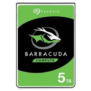 Seagate BarraCuda (5TB) 2.5 inch Hard Disk Drive (5400rpm) SATA 6Gb/s 128MB (Internal)
