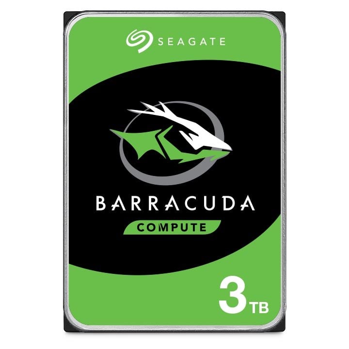Seagate BarraCuda 3TB Desktop 3.5" Hard Drive (HDD)