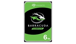 Seagate BarraCuda 6TB SATA III 3.5" Hard Drive - 5400RPM, 256MB Cache