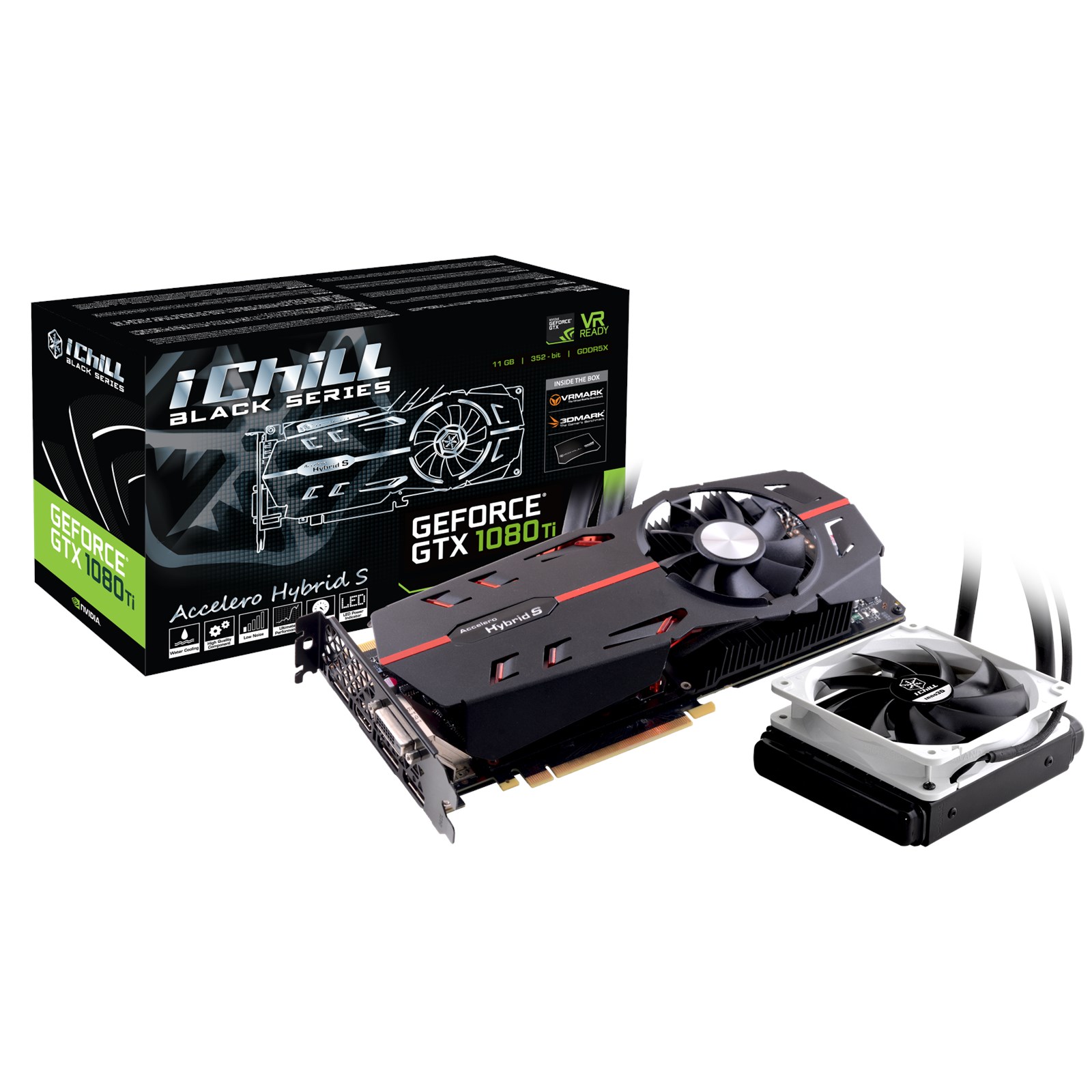 INNO3D GeForce GTX 1080 Ti iChill Black 11GB Card - C108TB-1SDN-Q6MNX ...