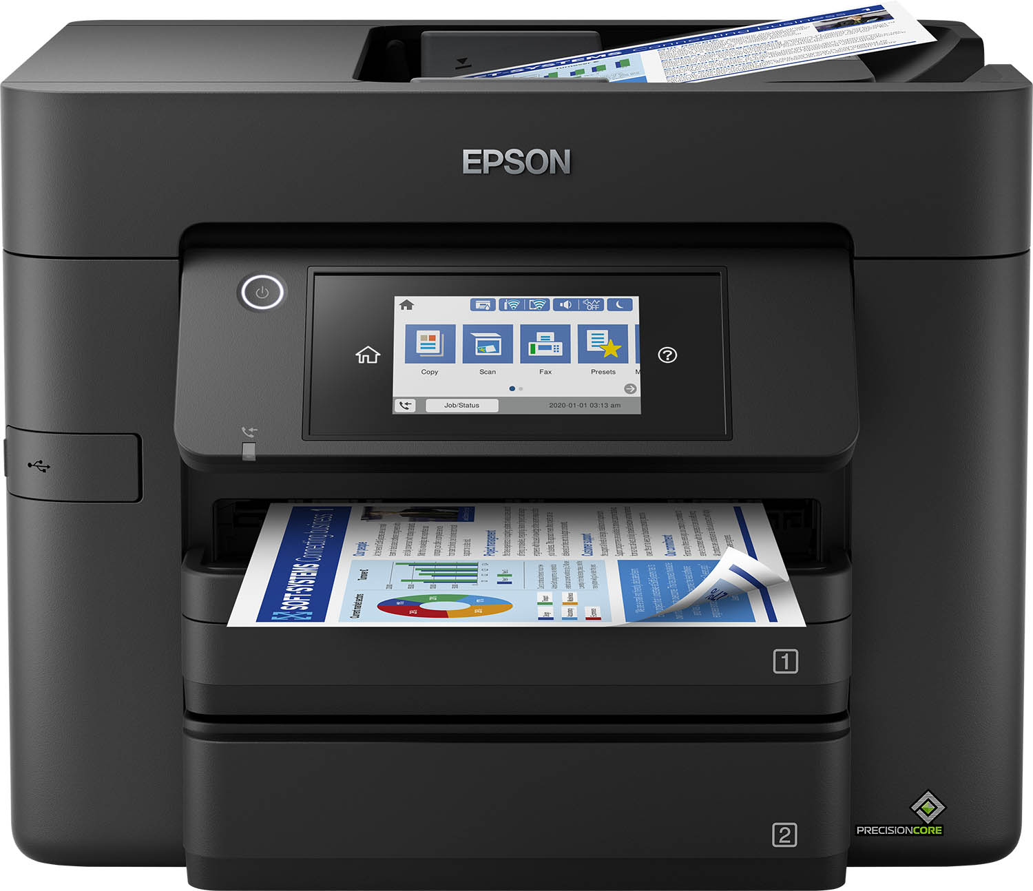 Epson Black Workforce Pro Wf-4830Dtwf A4 Duplex Multifunction Printer Small