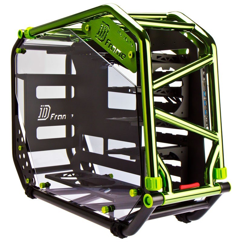 Inwin DFrame 2.0 Full Tower Gaming Case Green DFrame 2.0 green