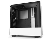 NZXT H510 Mid Tower ATX Case in Matte White and Black with Tempered Glass, USB Type-C