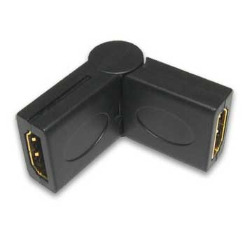 Our Choice Women's Gold 180 Degree Hdmi Adapter
