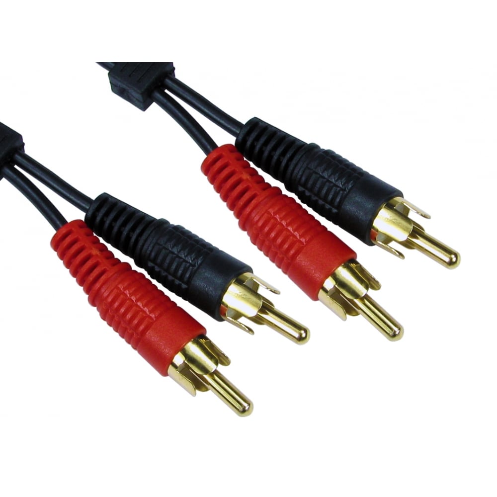 Cables Direct Gold Twin Rca Audio Cable 5M