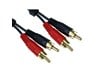 Cables Direct 20m Twin RCA Audio Cable