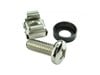 Cables Direct Pack of 20 M6 Cage Nuts, Nickel