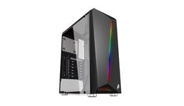 1st Player Rainbow R3 Mid Tower Gaming Case - Black 
