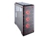Corsair Crystal Series 570X Mid Tower Gaming Case - Red USB 3.0