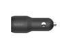 Belkin Boost-Charge Dual USB-A 24W Car Charger with USB-A to Lightning Cable