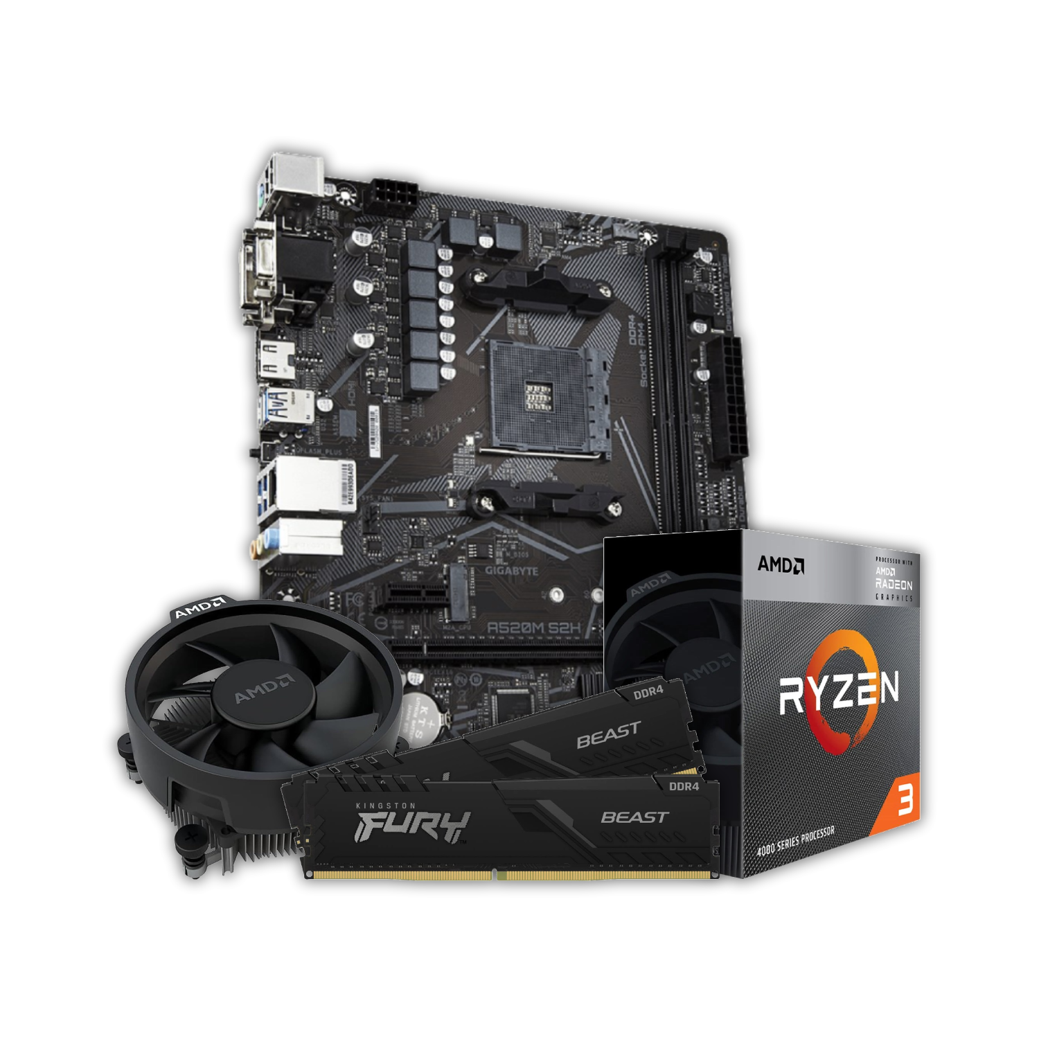 CCL Home/Business AM4 Motherboard Bundle