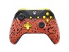 Custom Controllers UK Xbox One S Controller - 3D Orange Shadow Edition, Gold Highlights