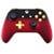 Custom Controllers UK Xbox One S Controller - Red Shadow Edition, Gold Highlights