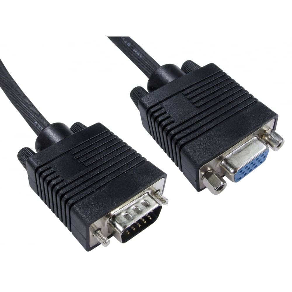 Cables Direct 20m SVGA Extension Cable in Black