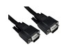 Cables Direct 1m Flat SVGA Cable in Black